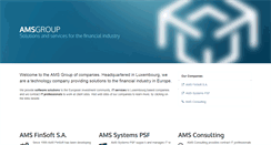 Desktop Screenshot of ams-group.com