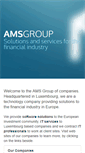 Mobile Screenshot of ams-group.com